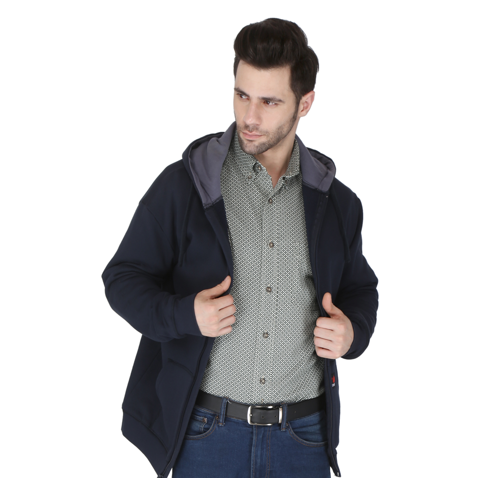 Bulk Forge FR Navy Zip Up Hoodie MFRHDY-003-NVY – Bulk FR