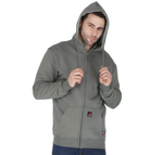 Bulk Forge FR Grey Zip Up Hoodie MFRHDY-003-GY