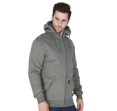 Bulk Forge FR Grey Zip Up Hoodie MFRHDY-003-GY